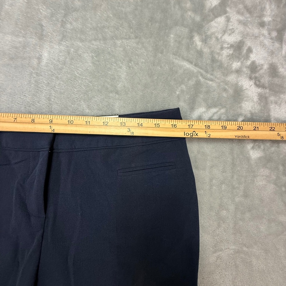 CATO Contemporary Lower Rise Straight Leg Navy Blue Women's Pants Size‎ 8 - Picture 10 of 15
